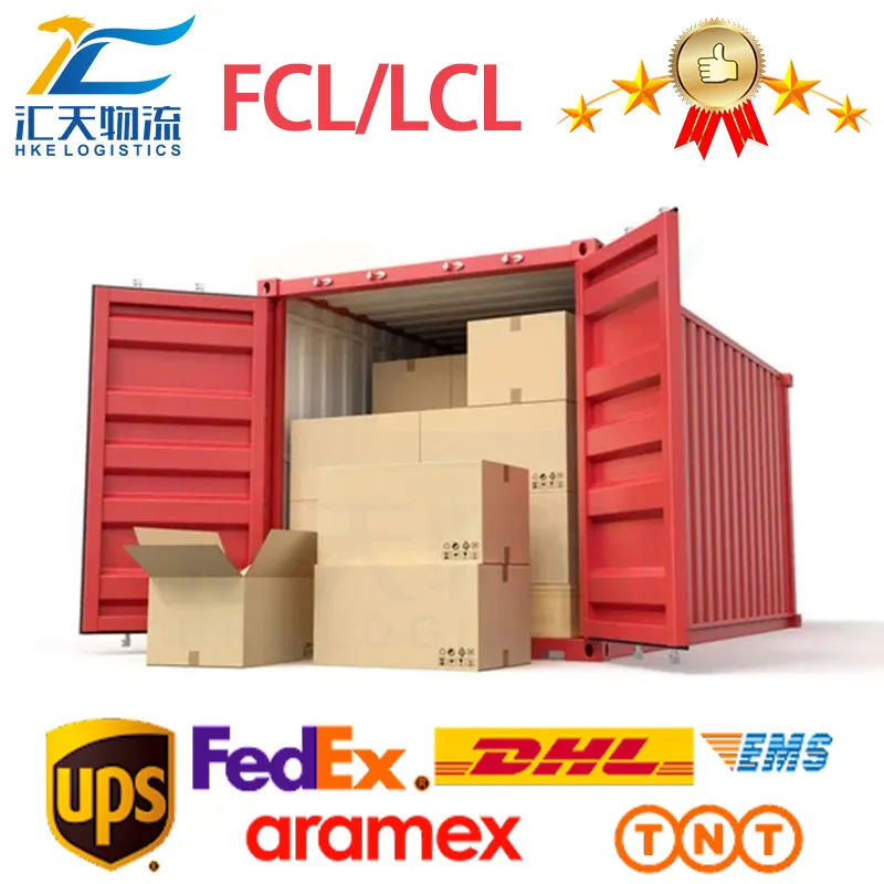 Bon marché UPS DHL FEDEX Ali Express Transitaire Porte à Porte Agent de transport maritime/aérien Chine vers USA Amérique Europe Arabie Saoudite