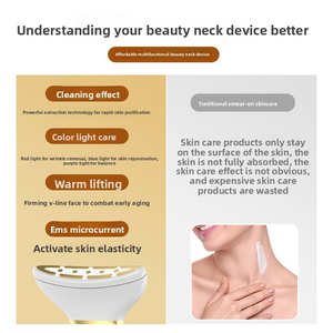 Dispositivo de Belleza de Última Generación, Masajeador Eléctrico Facial y de Cuello para el Cuidado del Cuello, Dispositivo para Reducir la Apariencia de Arrugas - Product Image 4