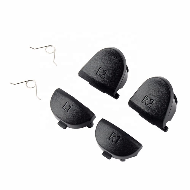 6 in 1 Accessories Set for PS4 L1 R1 L2 R2 With Spring Trigger Buttons Gamepad Repair Parts Kit