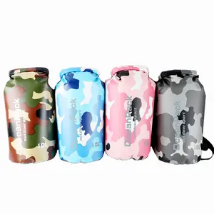 2l 5l 10l 15l 20l 30l Boating Floating Hiking Kayak Pvc Outdoor Water Sports Ocean Pack Camouflage Waterproof Dry Bag