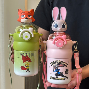 Bouteille d'eau isotherme pour enfants Zootopia, en acier inoxydable 316, thermos rond pour l'école, pour la rentrée scolaire - Product Image 4