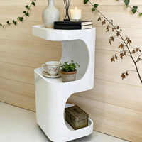 Chariot de rangement multifonctionnel en bois pour salon de beauté et barbier, idéal pour les soins du visage et les outils de beauté - Vente en gros