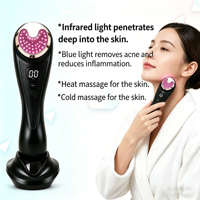 Appareil de beauté pratique, sans douleur, pour réduire les rides et les imperfections, longueur d'onde 630 nm 850 nm, masseur facial chaud et froid, outils de soin de la peau