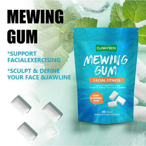 <span class=keywords><strong>Chewing</strong></span>-<span class=keywords><strong>gum</strong></span> de fitness facial de haute qualité pour entraîneur de mâchoire renforcer définir la ligne de mâchoire exercice des muscles faciaux menthe Mewing <span class=keywords><strong>Gum</strong></span> - Product Image 6