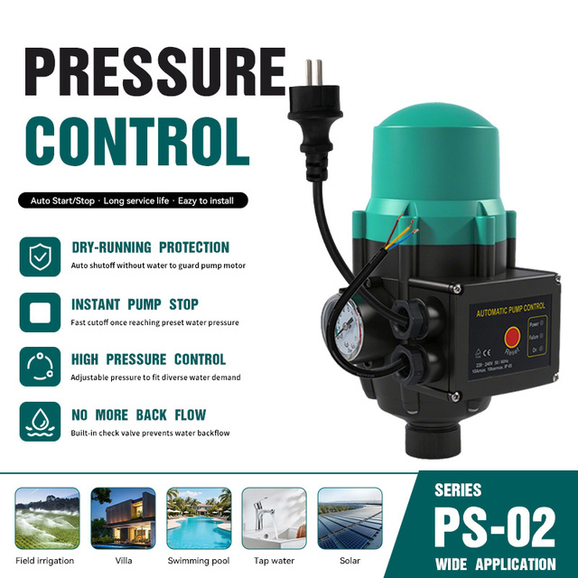 Factory Price 220V Water Pump Controller Working Pressure Range 1-10 Bar Frequency 50HZ/60HZ Constant Pressure Control