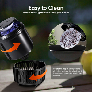 पोर्टेबल इनडोर यूएसबी मच्छर किलर लैंप कस्टम चूस-इन प्रकार रसोई कीट रेपिलेंट विद्युत स्रोत के लिए बग जपर के साथ - Product Image 3