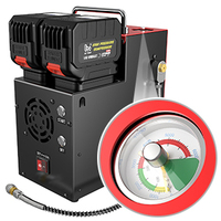 Compresseur portatif GX-E-L3 de batterie au lithium 4500psi 18V/110v/220v pour la plongée pour chasser le compresseur d'air à haute pression