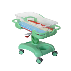 LK مستشفى طبي استخدام ABS عربة أطفال رفع سرير رعاية حديثي الولادة فرامل غاز تصميم مريح لتشخيص الأطفال - Product Image 5