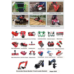 Mini Tractor Agrícola de Bajo Precio, 35hp 25hp, Mini Tractores para Campos de Arroz - Product Image 3