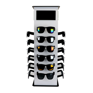Retail <strong>Shops</strong> <strong>24</strong> Pairs Eyeglasses Display Disassembled Countertop Spinning Acrylic Sunglasses Display Stand Holder - Product Image 3
