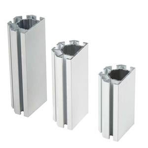 Présentoir octogonal en alliage d'aluminium avec montants à 180 degrés et capacités de découpe de petits trous pour expositions de construction - Product Image 3