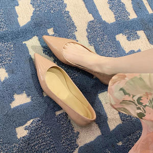 Zapatos de boda de tacón alto verde de lujo, tacones altos de diamante puntiagudo, zapatos de mujer de verano 11 - Product Image 5