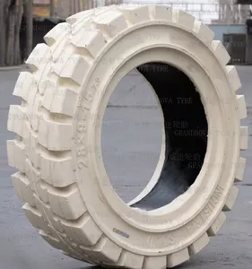 Universal Puncture-proof Forklift Solid Tires Classic Industrial Vehicle Tires 6.50-10 28*9-15