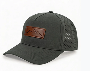 Custom Laser -Cut Baseball Cap Breathable Waterproof Golf Cap with Water Protection Gorra Waterproof Laser- Cut Baseball Caps - Product Image 4