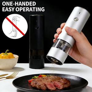 Utensilios de cocina, <span class=keywords><strong>molinillo</strong></span> de especias de acero inoxidable, automático, recargable, Mini <span class=keywords><strong>Molinillo</strong></span> Eléctrico de sal y pimienta, <span class=keywords><strong>molinillo</strong></span> de pimienta portátil - Product Image 4