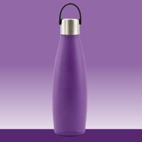 Bouteille isotherme double paroi 600 ml pour cola, eau pétillante, avec couvercle en acier, impression de logo personnalisé, pour homme et femme, vente en gros