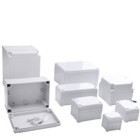 Boîte de jonction matérielle de PVC ou de PC d'ELMAK petite avec le type blanc de trois connecteurs et de vis