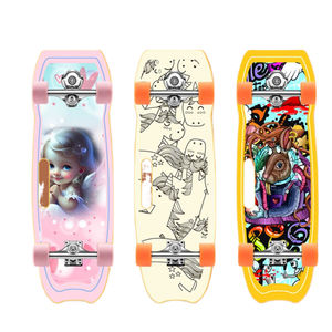 Monopatín profesional de 32 pulgadas y 7 capas de madera de arce, doble balancín, Drift <span class=keywords><strong>Surf</strong></span> con ruedas de PU para principiantes - Product Image 4