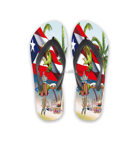 Vente flash : <span class=keywords><strong>tongs</strong></span> personnalisées avec motif grenouille de Porto Rico, <span class=keywords><strong>tongs</strong></span> unisexes, <span class=keywords><strong>tongs</strong></span> de plage amusantes, rangement pour chaussures - Product Image 6