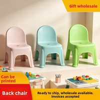 Tabourets et chaises en plastique pour la maison avec dossier, empilables, design moderne et minimaliste, origine Chine, vente en gros disponible