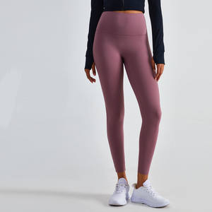 Leggings Sportivi da Donna a Vita Alta Neri, Design Senza Effetto Cammello, Tessuto Morbidissimo, Abbigliamento Fitness - Product Image 2