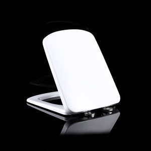 Couvre-siège de toilette UF haute brillance <span class=keywords><strong>Geberit</strong></span>, forme carrée, finition imitation céramique, super durable, résistant aux taches et aux rayures - Product Image 3