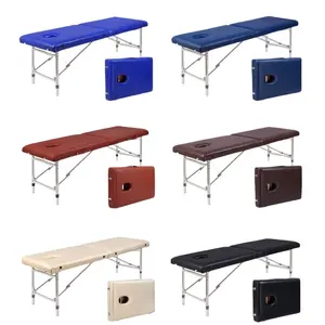 High Quality Massage Table Cheap Massage Bed PU Portable Fold Spa Bed Salon Physiotherapy Bed