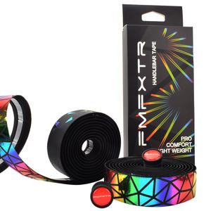 <span class=keywords><strong>Guidon</strong></span> <span class=keywords><strong>de</strong></span> vélo en carbone respirant, antidérapant, pour voiture <span class=keywords><strong>de</strong></span> <span class=keywords><strong>course</strong></span>, paillettes colorées, dégradé - Product Image 1