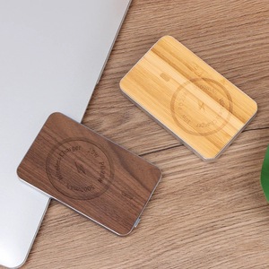 ชุดแบตเตอรี่แม่เหล็ก, ธนาคารพลังงานไร้สายแม่เหล็กไม้ 10000mAh ชาร์จเร็วสําหรับ Iphone และ Airpods - Product Image 4