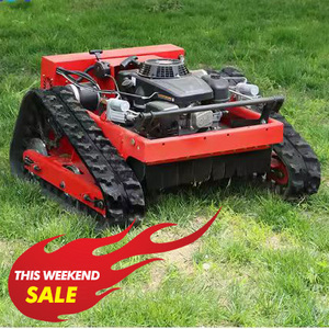 リモートコントロールガソリンブラシカッターマシンクローラータイプ切断幅草切断機 - Product Image 6