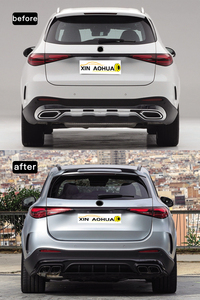 Nouvelle arrivée - Kit de carrosserie de conversion GLC63 AMG pour <span class=keywords><strong>Mercedes</strong></span> X254 <span class=keywords><strong>GLC</strong></span> <span class=keywords><strong>2023</strong></span>+ - Pare-chocs avant et arrière, calandre, diffuseur, pièces extérieures - Product Image 5