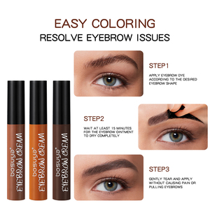 Crème à sourcils semi-permanente peel-off de haute qualité, formule douce, imperméable, résistante à la transpiration, longue tenue, sans décoloration, sans bavures - Product Image 2