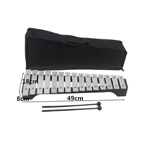 Xylophone Glockenspiel en métal coloré à 15 tons, instrument de percussion Orff pour enfants, jouet musical éducatif précoce pour enfants - Product Image 2