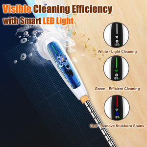 Không Dây Quay Scrubber Cho Phòng Tắm Làm Sạnh-Hiệu Suất Điện Bàn Chải Cho Gạch, Bồn Tắm, Và Vữa Chà Với Dài Xử Lý - Product Image 5