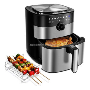 <span class=keywords><strong>Friteuse</strong></span> <span class=keywords><strong>électrique</strong></span> 5,5 L 7,5 L 9,2 L Capacité Affichage <span class=keywords><strong>semi</strong></span> numérique <span class=keywords><strong>Friteuse</strong></span> à air en acier inoxydable 1700W - Product Image 3