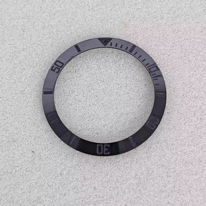 Inserto de Bisel de Cerámica Negra Premium al por Mayor, DE 38mm DI 30.6mm, Accesorios de Repuesto para Relojes - Product Image 4