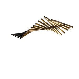 Modern Minimalist Nordic Herringbone Design Pendant <b>Light</b> Linear Office Strip <b>Light</b> Fixture for Living Room or <b>Dining</b> Room - Product Image 6