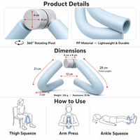 Ejercitador de Muslos Internos Thigh Master de 25/35/45 LBS, Entrenador de Suelo Pélvico Portátil Multifuncional y Duradero para Piernas, Brazos y Glúteos, para Uso en Casa