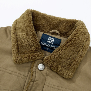 Giacca da <span class=keywords><strong>uomo</strong></span> Casual ampia e rigida con colletto in velluto invernale con colletto in velluto motivo a prova di acqua decorazione XL 5XL - Product Image 5