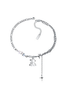 Moda sıcak satış hip-hop zinciri Diy takı karikatür şekli sevimli sakızlı ayı oyuncak şeker ayı kolye kolye - Product Image 2