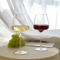 Design moderne, plastique écologique de qualité alimentaire pour le champagne et le verre à vin rouge pour les fêtes et les cocktails