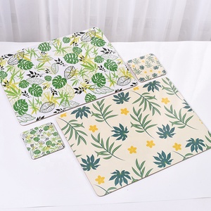 Commercio <span class=keywords><strong>all</strong></span>'ingrosso di Design di arte moderna sublimazione Blank Place Mat americano foglia Mdf <span class=keywords><strong>tovagliette</strong></span> di sughero per sala da pranzo personalizzi tappetini da tavolo - Product Image 2