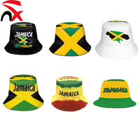 Chapeau Bob Drapeau Jamaïcain Tendance Unisexe – Idéal pour l'Été, la Plage et les Activités de Plein Air