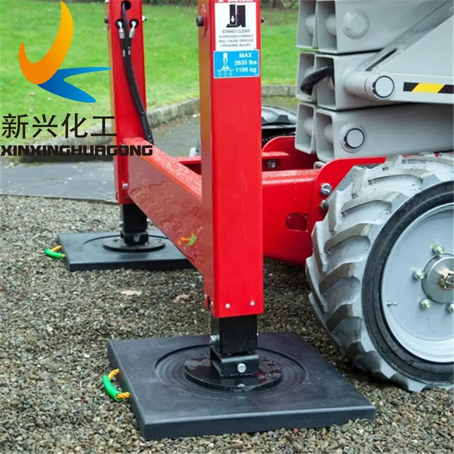HDPE Recycling Material Crane Outrigger Pads Jack Stabilizer Pad