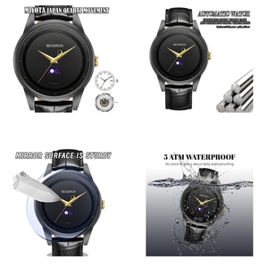 High Quality Customizable Simple Style Oval Fashion Quartz Sapphire Crystal <b>Man</b> Woman <b>Watch</b> 42mm Stainless Steel <b>Waterproof</b> - Product Image 3