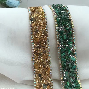 Bling pierres colorées mixte <span class=keywords><strong>strass</strong></span> chaîne coupe pour chaussures vêtement etc. - Product Image 3