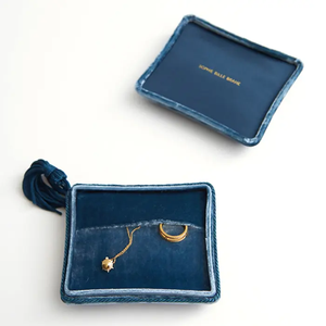 Custom Velvet Set Box Jewelry Box Necklace <b>Ring</b> <b>Couple</b> <b>Ring</b> Luxury Tassel Jewelry Packaging Earring Necklace Box - Product Image 2