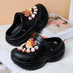 Zuecos Mickey EVA para Mujer, Color Caqui, Beige, Blanco, Rosa, Tallas 35-40, Antideslizantes, Suela Gruesa, Plataforma, para Verano y Playa, Moldeados por Inyección - Product Image 2