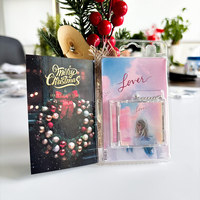 Porte-clés promotionnel personnalisé Kpop avec logo, boîte blister, étui, mini CD NFC en acrylique pour album