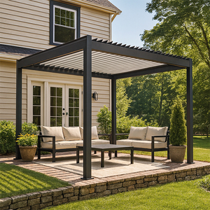 Pergolas Bioclimatiques en Aluminium pour Extérieur 3x3m, 3x4m, 4x4m, 6x4m – Vente en Gros - Product Image 3